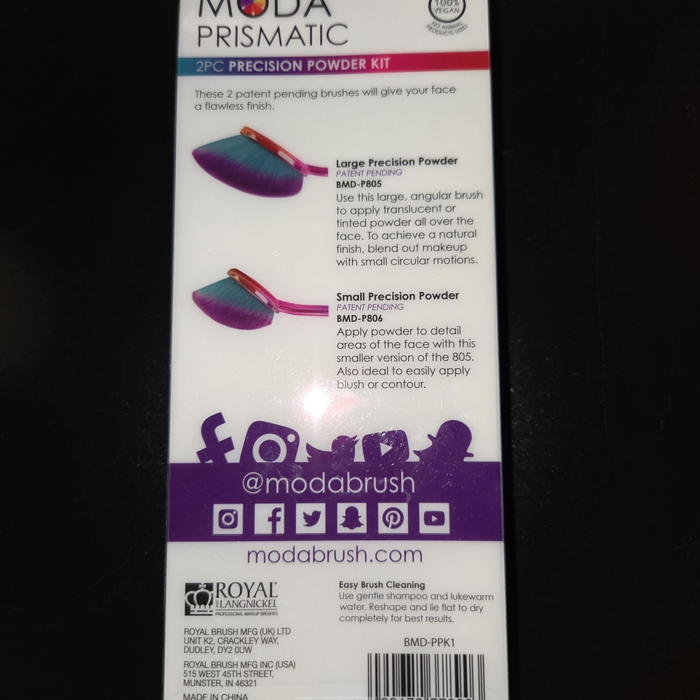 Moda Prismatic Precision Powder Brush Set - Picture 3 of 3